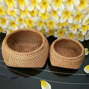 Cesta de almacenamiento Premium hecha a mano de ratán, el más vendido en Vietnam - Product Image 3