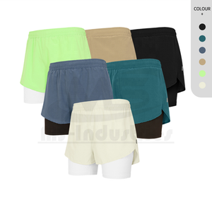 Wholesale Men's Solid <b>Mid</b> Waist Canvas Performance Training Shorts Quick Dry Breathable Gym Workout OEM ODM Factory Supplier - Product Image 5