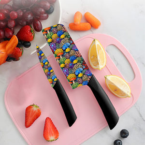 Cuchillo de Chef Personalizado al por Mayor, Hoja de Cerámica, Mango de Plástico, Diseño Ambidiestro para Deportes al Aire Libre, Alta Calidad, Envío Gratis - Product Image 3