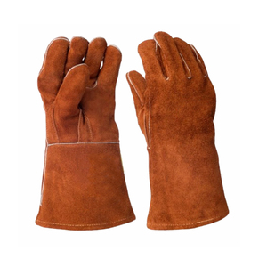 Guantes de soldadura de poliéster suave 100%, resistentes al calor, antiestáticos, personalizables, guantes de seguridad para hombres, Palma antideslizante transpirable - Product Image 5