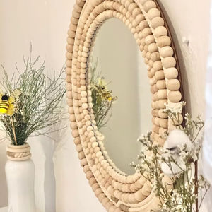 Espejo Decorativo de Pared de Vidrio de Lujo Industrial de Última Generación con Marco de Vidrio Hecho a Mano y Ecológico por S a and SONS EXPORTS - Product Image 1