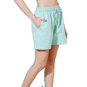 Shorts de Mujer al por Mayor, Último Diseño, Color Sólido, Transpirables, de Felpa, Nueva Moda 2026, con Logotipo Personalizado, Shorts Casuales 2026 - Product Image 2