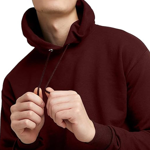 Sweat à capuche pour hommes à la mode surdimensionné à épaules tombantes polaire streetwear logo personnalisé commande en gros fournisseur OEM ODM - Product Image 4