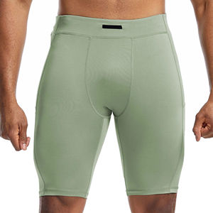 Pantalones cortos de compresión para hombres de alta calidad, ropa para adultos, gran oferta, cómodos, baratos, transpirables, de compresión, hechos a medida - Product Image 1