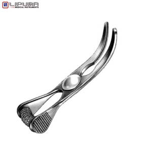 Abrazaderas de Bulldog atraumáticas GLOVER, abrazaderas vasculares curvas de 5,5 cm, instrumentos médicos de tejido de agarre atraumático quirúrgico no aplastante - Product Image 5