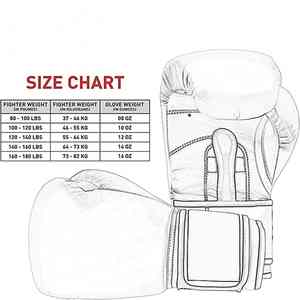 2025 gants de boxe MMA personnalisés gants en cuir PU de haute qualité 8oz caractéristiques imperméables du pakistan - Product Image 4