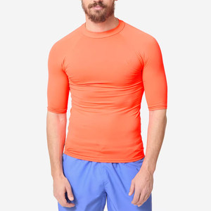 Haut de gymnastique à séchage rapide et à manches longues en tissu tricoté pour la course à pied pour hommes - Product Image 1