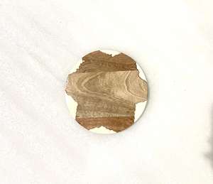 Beautiful MOP and Bone-Inlaid Tea Coasters Differently Shaped and Designed Polished Stone Material Dining <b>Table</b> <b>Mats</b> and Pads - Product Image 2