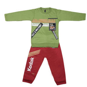 Traje de 2 Piezas de Manga Larga para Niños - Verde - Product Image 1