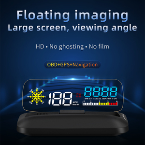 WiiYii <span class=keywords><strong>C5</strong></span> GPS Navigation Speedometer OBD2 Scanner Noir Écran LED 3,5 pouces Outil <span class=keywords><strong>de</strong></span> diagnostic HUD Adaptation universelle Garantie <span class=keywords><strong>de</strong></span> 2 ans - Product Image 2