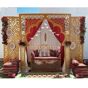 Arabian Theme Laser Cut <b>Backdrop</b> <b>Frames</b> for Wedding Outdoor Wedding Laser <b>Frames</b> Stage Arabic Style Stage Decor Laser <b>Frames</b> USA - Product Image 1