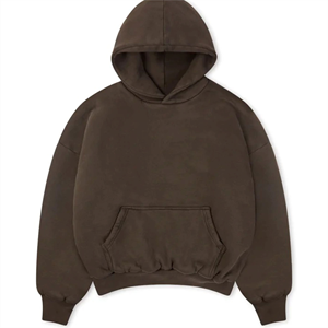 Sudadera con Capucha de Felpa 100% Algodón para Hombre, de Gran Calidad, con Cierre, Bordada, Transpirable, Cómoda y Elegante para Invierno - Product Image 1