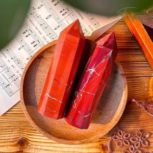 คริสตัลธรรมชาติเรดแจสเปอร์ทรงหอคอยสำหรับทำเครื่องประดับ คริสตัลขัดเงา ขนาด 2-4 นิ้ว น้ำหนัก 80 กรัม มีจำหน่าย ลดราคาพิเศษ - Product Image 5