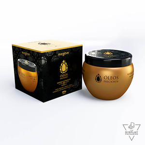 Cajas cosméticas de papel Kraft de lujo, lujo sostenible impreso para rubor en polvo, Oleos Lauren Capful, servicios de impresión de embalaje - Product Image 5