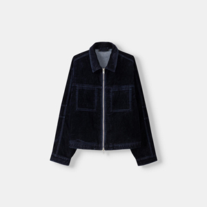 Female Fashion Zipper Loose Women <b>Denim</b> Jackets Eco-Friendly Breathable Windproof Hooded Collar Lightweight Private Logo Custom - Product Image 1