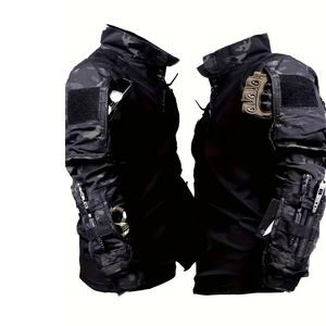Chemise camouflage streetwear tendance unisexe, haut à manches longues imprimé camouflage décontracté, toile écologique à séchage rapide - Product Image 2