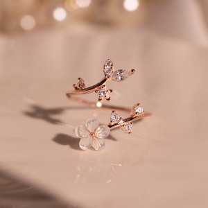 Nhẫn bạc Ý 925 thủ công cổ điển hình hoa, đá Chalcedony hồng fuchsia, viền đá 8MM, khắc chữ HARI OM - Product Image 2