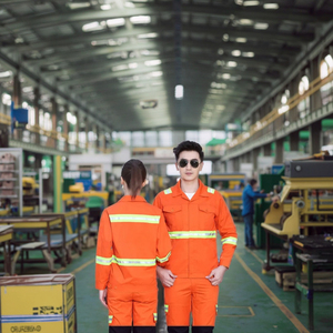 Pantalons de travail de sécurité Multi-poches Réfléchissants Haute visibilité Respirant Polyester Certifié CE Pantalons cargo personnalisés pour hommes - Product Image 3