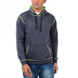 Sweat-shirt d'entraînement d'hiver pour homme, sweat-shirt à capuche personnalisé pour la salle de sport, sweat-shirt en molleton à col rond anti-rides - Product Image 1