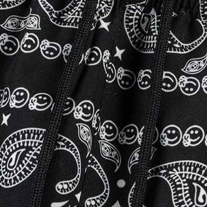 High Quality <b>Mens</b> Beach <b>Shorts</b> <b>Elastic</b> <b>Waist</b> <b>Shorts</b> for Beach Four Side <b>Elastic</b> Beach Pants Deep Sea Pattern <b>Shorts</b> - Product Image 5