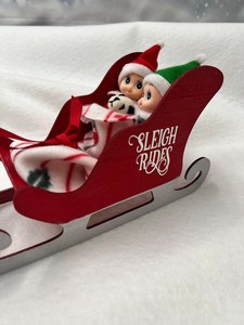 Etal Classic-trineo para mesa de vacaciones, cesta de trineo para Festival en casa, decoración interior y exterior - Product Image 4