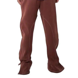 Usine personnalisée French Terry Joggers Pantalon pour homme Pantalon de survêtement taille haute Baggy Stacked Acid Wash Pantalon 2025 - Product Image 4