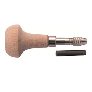 Mandrin de perceuse à main en bois avec poignée en bois, pivotant, à broche, pour outils de sculpture sur bois, prix d'usine - Product Image 4