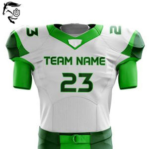 2025 nuevo diseño uniforme de fútbol americano para hombres ropa deportiva corta transpirable de alta calidad con logotipo personalizado y servicio de impresión OEM - Product Image 3