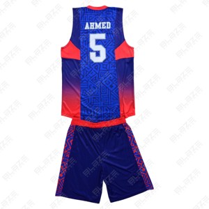 Maillot respirant uniforme de basket-ball unisexe personnalisé de haute qualité avec short de sublimation imprimé nom de l'équipe et chemise sans manches - Product Image 4