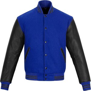 Chaquetas Varsity Unisex Personalizables OEM, Transpirables, de Invierno, con Cuello Alto, Bordado y Diseño Personalizado para Estudiantes, Equipos y Clubes - Product Image 1