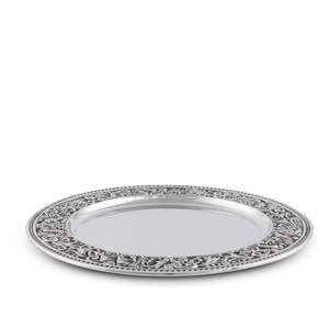 Assiette de présentation en métal martelé, ajoutant une texture élégante à la table pour les fêtes et les réunions spéciales - Product Image 3