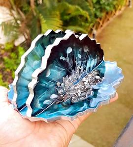 PORTE-MOUCHOIR EN RÉSINE ATTRACTIF DE QUALITÉ DE LUXE PORTE-MOUCHOIR DÉCORATIF Fabriqué à la main pour la salle à manger et la cuisine Boîte de rangement pour serviettes - Product Image 1