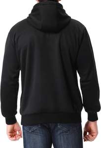 Sudadera con Capucha de Primera Calidad para Hombre, Colores Personalizados, Tejido de Felpa Grueso y Duradero, Ribete Acanalado, Estilo Urbano, con Bolsillo - Product Image 3