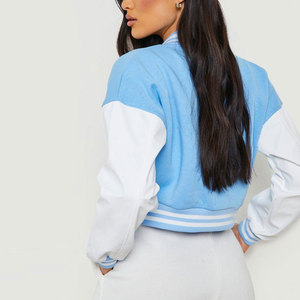 Veste de sport pour femme 100% laine coupe courte, coupe-vent, respirante, écologique, manteau d'hiver - Product Image 4