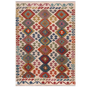 Maimana Afghanistan Kilim <b>Rug</b> 244 X176 cm Traditional Handwoven <b>Area</b> <b>Rugs</b> <b>Set</b> - Product Image 1