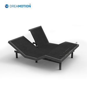 Rangka Tempat Tidur Dreamotion Elektrik yang Dapat Disesuaikan Ukuran Queen dan King dengan Pijat, Alas Tempat Tidur Lipat Pintar - Product Image 1