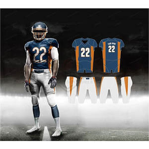 Nouveau design de maillots de football américain personnalisés uniformes de football personnalisés de haute qualité et abordables équipes et fans personnalisés - Product Image 5