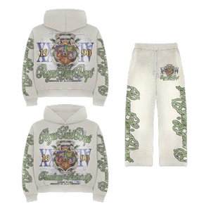 Conjunto Deportivo Unisex de Moda Urbana con Capucha, Lavado Ácido, Color Sólido, Sudadera con Capucha, Pantalones, Chándal de Algodón - Product Image 4