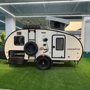 2025 Kinlife doit avoir une <span class=keywords><strong>caravane</strong></span> de chenille de roche de remorque de campeur de larme minimaliste d'économie d'espace avec suspension indépendante - Product Image 2