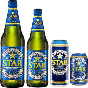 Canette de bière STAR LAGER 33CL x 24/Star Lager 600ml-étui de 12 - Product Image 1
