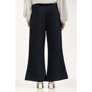 Pantalones de Cintura Alta con Corte Acampanado para Mujer, Talla 3XL, WM-TRC-WS24-101, Tela Transpirable de Mezcla de Crepé, Decoración con Botones, Estilo Formal para Chicas - Product Image 4