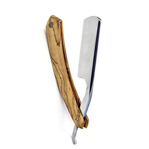 มีดโกนสำหรับช่างตัดผมด้ามจับทำจากไม้แบบไม่ลื่นพร้อมด้วยมีดโกนสำหรับช่างตัดผมมืออาชีพอเนกประสงค์ - Product Image 1