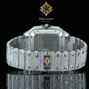 นาฬิกาแบรนด์หรูชั้นนำปี 2024 รุ่นธุรกิจ ดีไซน์สั่งทำพิเศษ ประดับเพชรโมอิสซาไนต์เต็มเรือน สไตล์ฮิปฮอป ทันสมัย ระบบอัตโนมัติ กระจกแซฟไฟร์ ขนาด 41 มม. เครื่องกลไก - Product Image 3