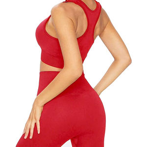 Ensemble de leggings de sport avec logo personnalisé de haute qualité, 100% extensible, taille élastique, leggings de yoga grande taille, ensembles pour femmes - Product Image 6