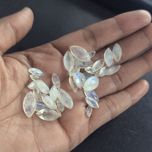 39 pièces naturel arc-en-ciel pierre de lune 8x4mm 16x8mm marquise facette 61.55cts Lot IROC ventes bleu feu lâche pierre précieuse coupe US $35 - Product Image 5