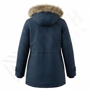 Wholesale Stylish <b>Men's</b> Hooded <b>Parkas</b> Customized Logo Printing Padded <b>Coat</b> Bubble Bomber Breathable <b>Winter</b> Outerwear Thermal - Product Image 2