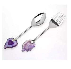 Fourchette en acier inoxydable avec poignée forgée à la main nouvelle fourchette en métal dans un nouveau style dernier ensemble de couverts pour outils de cuisine - Product Image 6