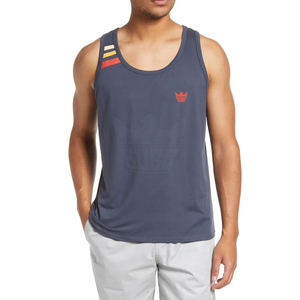 Camiseta sin mangas hecha en el mejor material, camiseta sin mangas con diseño de logotipo personalizado, camiseta sin mangas Lisa para gimnasio para hombre - Product Image 4
