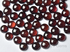 โกเมนธรรมชาติขัดหลังเรียบ2มม. ถึง25มม. อัญมณีโกเมนหลวมจาก Jaipur ผู้ผลิตขายส่งราคาสำหรับเครื่องประดับ - Product Image 4