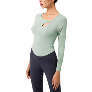 Col rond été manches courtes impression femmes chemises de danse/OEM séchage rapide femmes course chemises de danse pour l'entraînement - Product Image 3